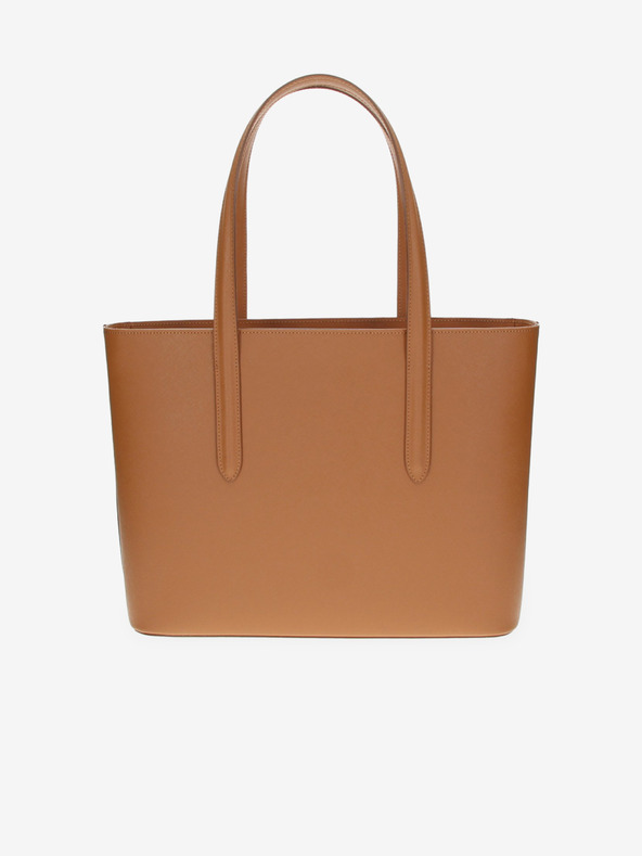 Elega Hnědý dámský kožený shopper ELEGA Simone