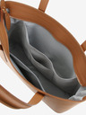 Elega Hnědý dámský kožený shopper ELEGA Simone