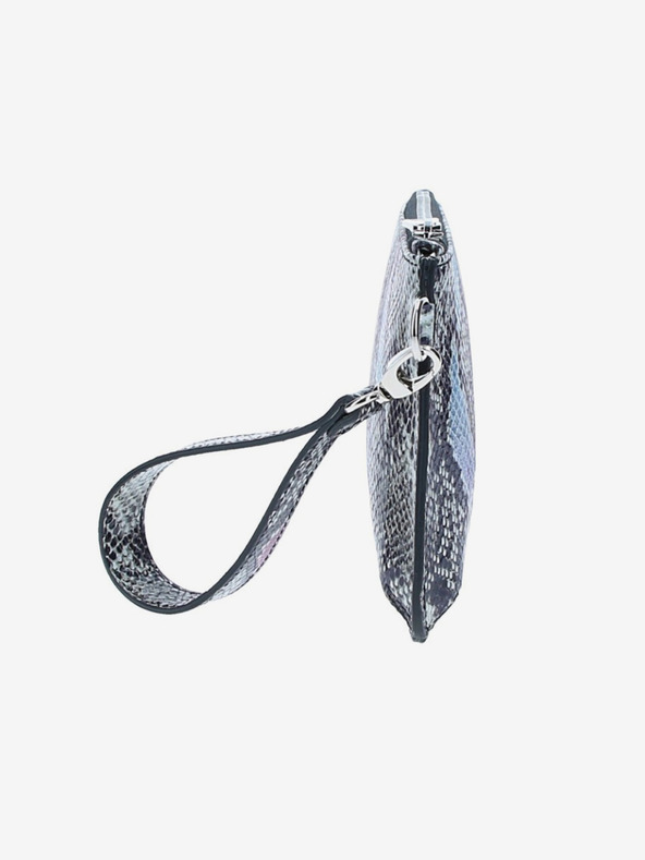 Elega Šedo-modré dámské vzorované kožené psaníčko  ELEGA Snap