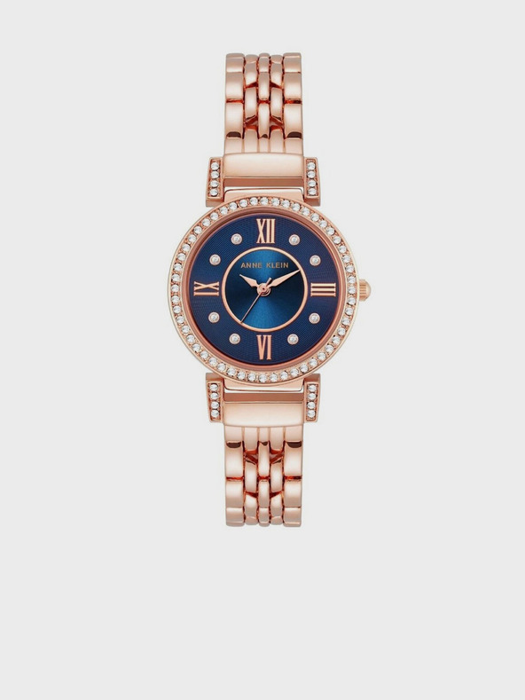 Anne Klein Dámské hodinky v růžovozlaté barvě Anne Klein