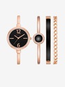 Anne Klein Sada hodinek a náramků v růžovozlaté barvě Anne Klein