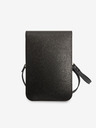 Guess Guess PU Saffiano Triangle Logo Taška na Telefon Black