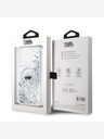 Karl Lagerfeld Karl Lagerfeld Liquid Glitter Karl Head MagSafe Zadní Kryt pro iPhone 15 Pro Transparent