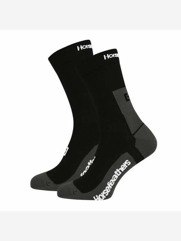 Horsefeathers Technické funkční ponožky Cadence Long - black velikost 5 - 7 HORSEFEATHERS