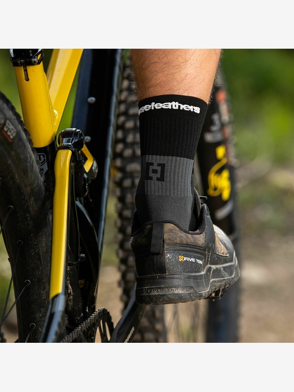 Horsefeathers Technické funkční ponožky Cadence Long - black velikost 5 - 7 HORSEFEATHERS