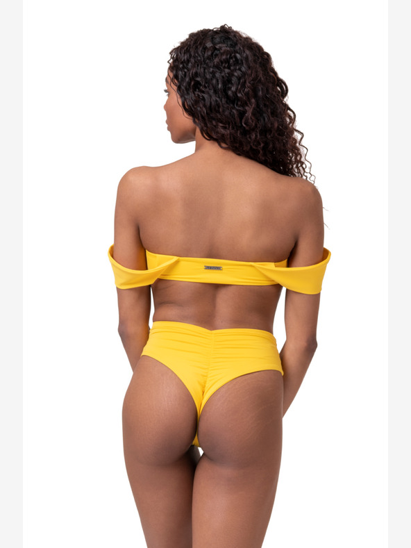 Nebbia Miami retro bikini - vrchní díl 553 S,yellow