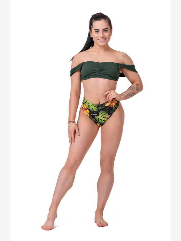 Nebbia High-energy bikini - vrchní díl 553 S,jungle green