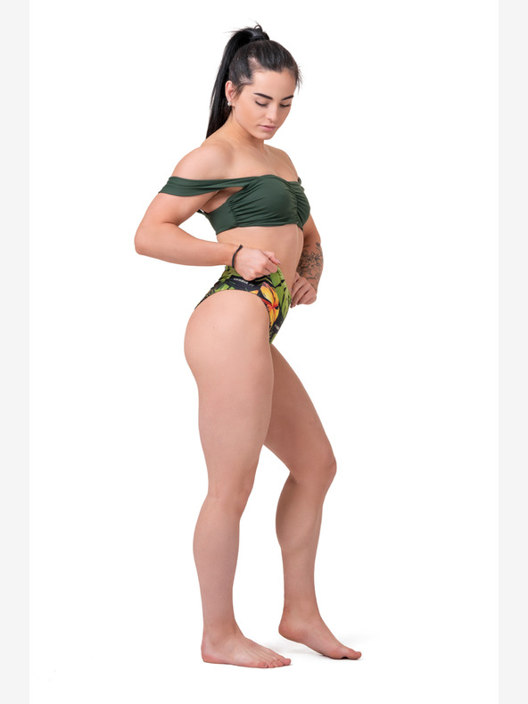 Nebbia High-energy bikini - vrchní díl 553 S,jungle green
