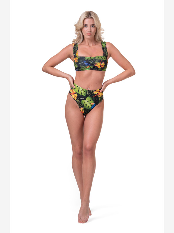 Nebbia High-energy bikini - vrchní díl 553 S,jungle green