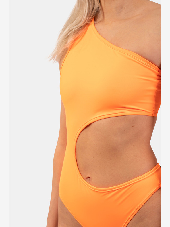 Nebbia Oranžové Asymmetric monokini na jedno rameno 458