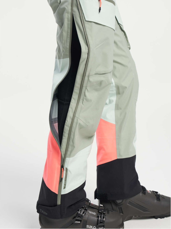 Tenson dámské skialpové membránové kalhoty TENSON Touring Shell Pants W světle zelené