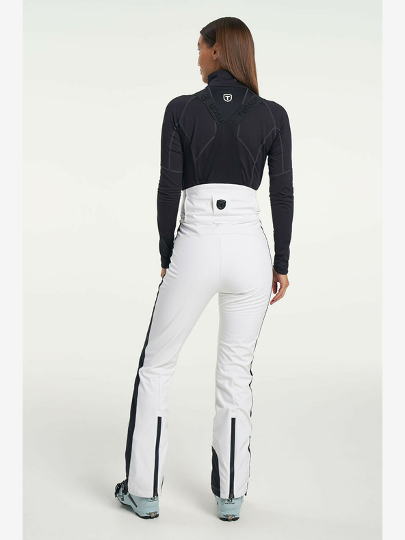 Tenson dámské lyžařské softshellové kalhoty s laclem TENSON Grace Softshell Bib W bílé
