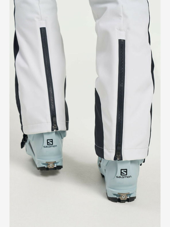 Tenson dámské lyžařské softshellové kalhoty s laclem TENSON Grace Softshell Bib W bílé