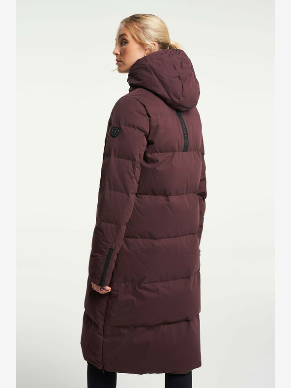Tenson dámský zimní lifestylový kabát TENSON Shanna Down Coat W vínový