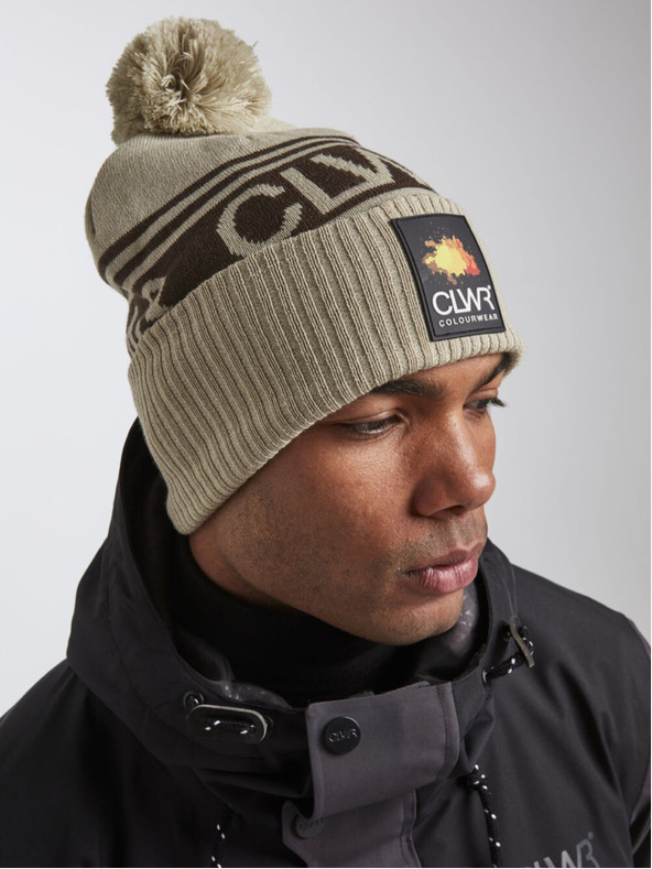 Tenson unisex kulich s bambulí COLOURWEAR Strix Beanie béžový