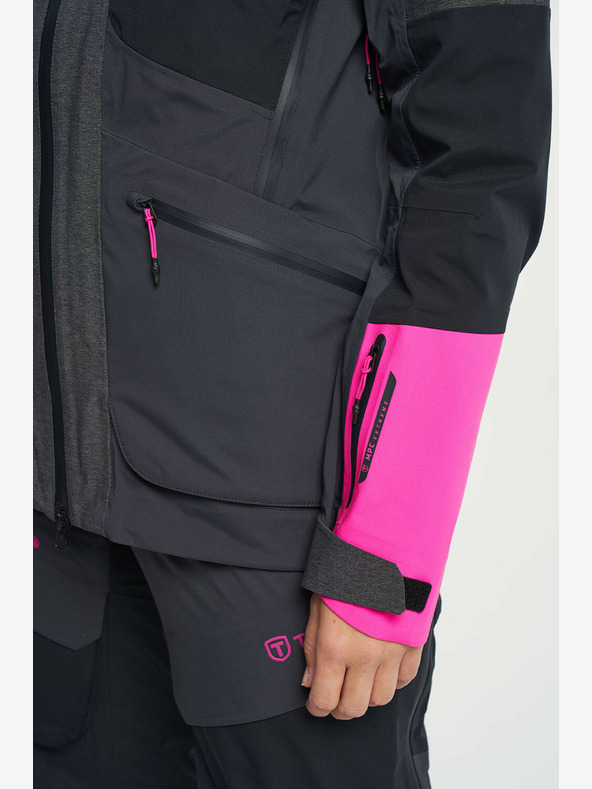 Tenson dámská skialpová membránová bunda TENSON Touring Shell Jacket W tmavě šedá
