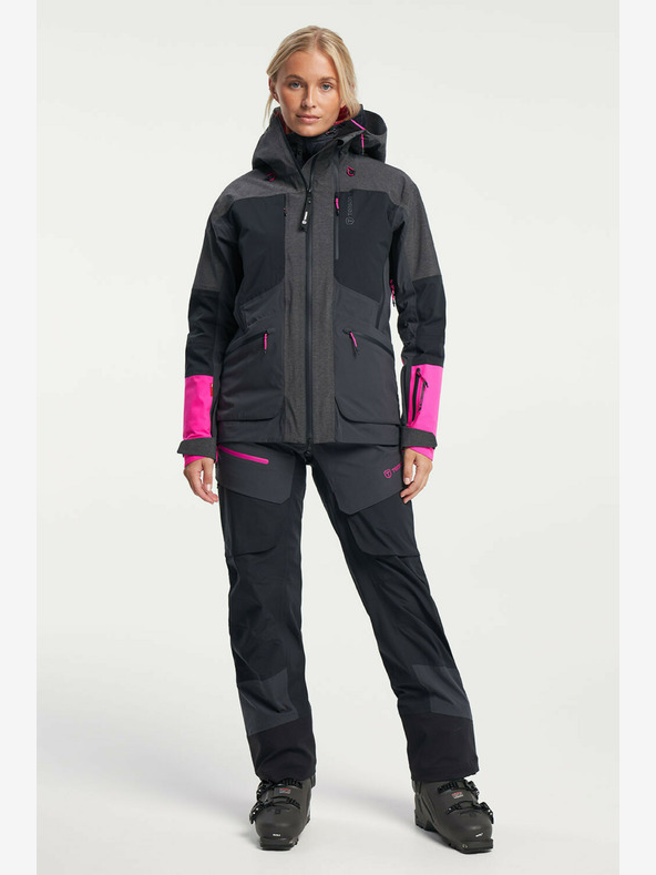 Tenson dámská skialpová membránová bunda TENSON Touring Shell Jacket W tmavě šedá