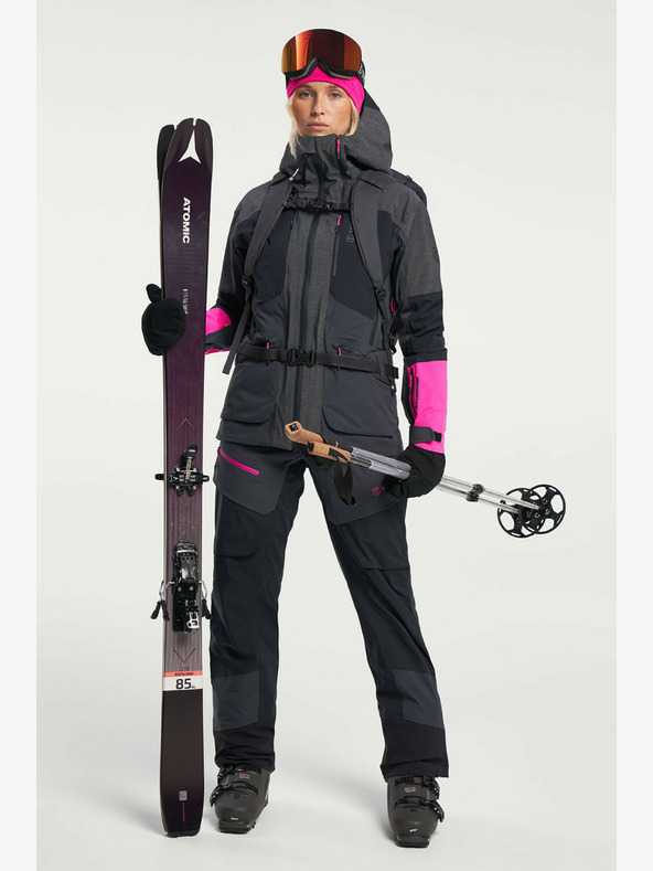 Tenson dámská skialpová membránová bunda TENSON Touring Shell Jacket W tmavě šedá