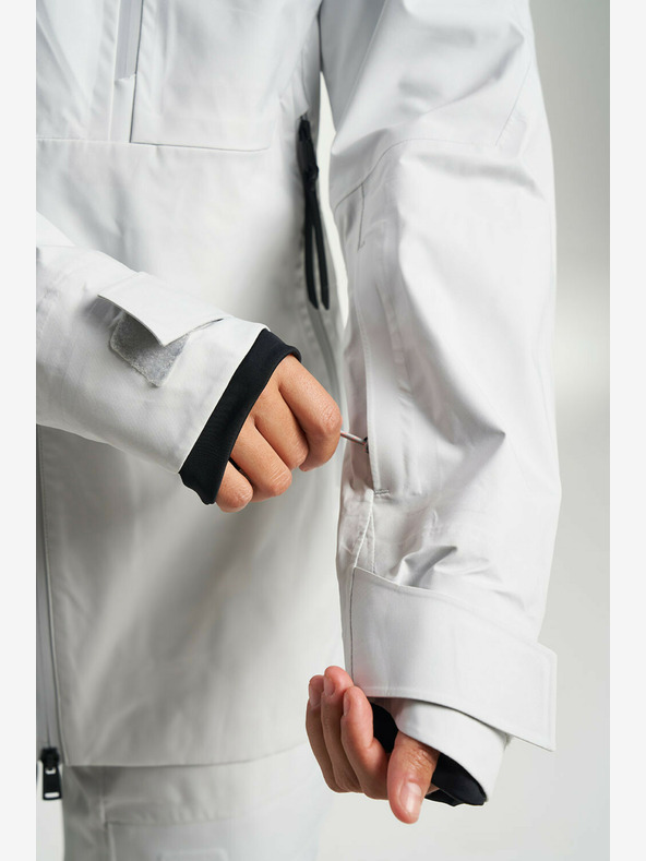 Tenson dámská lyžařská a skialpová membránová bunda TENSON Shibui Shell Jacket W světle šedá