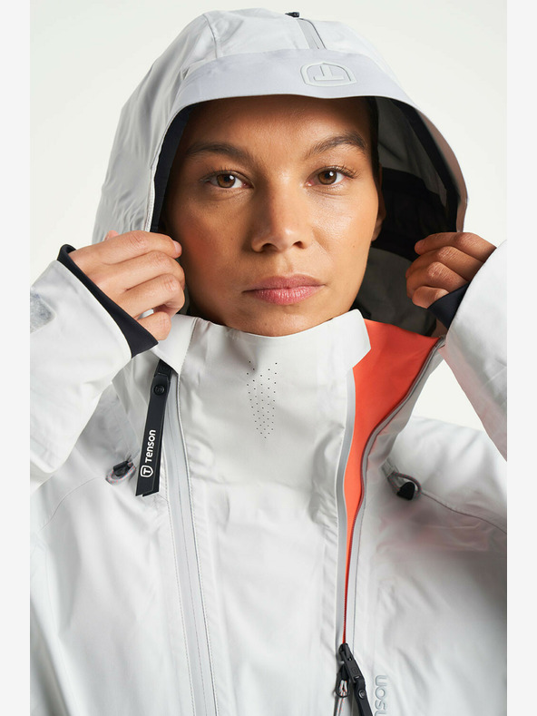 Tenson dámská lyžařská a skialpová membránová bunda TENSON Shibui Shell Jacket W světle šedá