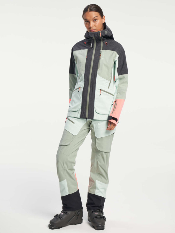 Tenson dámská skialpová membránová bunda TENSON Touring Shell Jacket W světle zelená