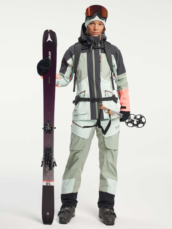 Tenson dámská skialpová membránová bunda TENSON Touring Shell Jacket W světle zelená