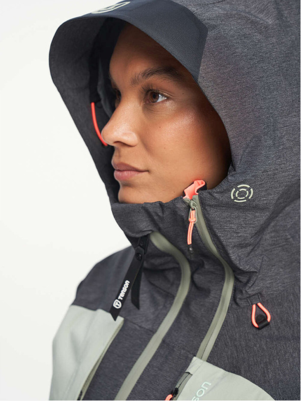 Tenson dámská skialpová membránová bunda TENSON Touring Shell Jacket W světle zelená