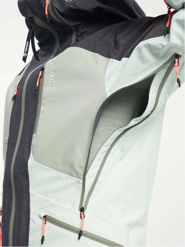 Tenson dámská skialpová membránová bunda TENSON Touring Shell Jacket W světle zelená