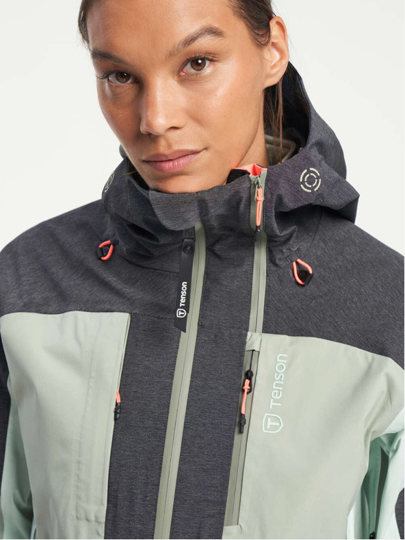 Tenson dámská skialpová membránová bunda TENSON Touring Shell Jacket W světle zelená
