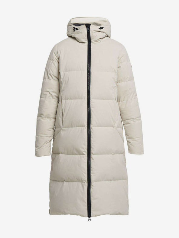 Tenson dámský zimní lifestylový kabát TENSON Shanna Down Coat W béžový