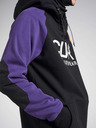 Tenson unisex mikina s kapucí COLOURWEAR Bowl 2.0 fialová/žlutá