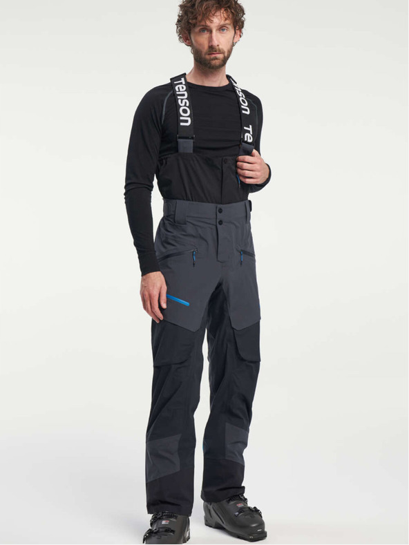 Tenson pánské skialpové membránové kalhoty TENSON Touring Shell Pant M tmavě šedé