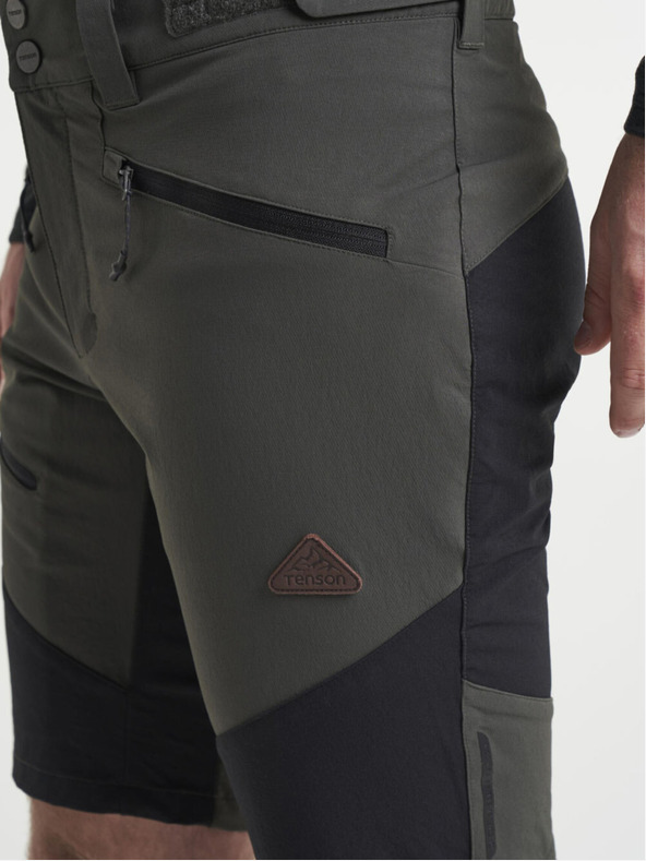 Tenson pánské outdoorové šortky TENSON Himalaya Stretch Shorts M tmavá khaki