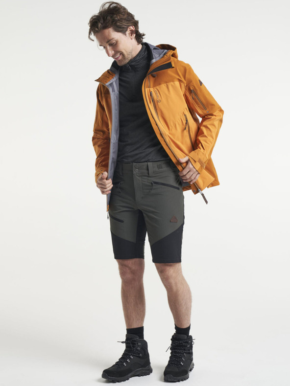 Tenson pánské outdoorové šortky TENSON Himalaya Stretch Shorts M tmavá khaki