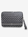 DKNY DKNY PU Leather Checkered Pattern and Stripe Obal na Notebook 13/14 Black"