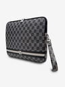 DKNY DKNY PU Leather Checkered Pattern and Stripe Obal na Notebook 13/14 Black"