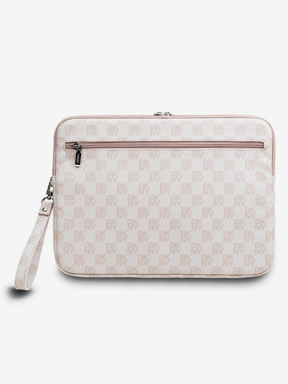 DKNY DKNY PU Leather Checkered Pattern and Stripe Obal na Notebook 13/14 Pink"