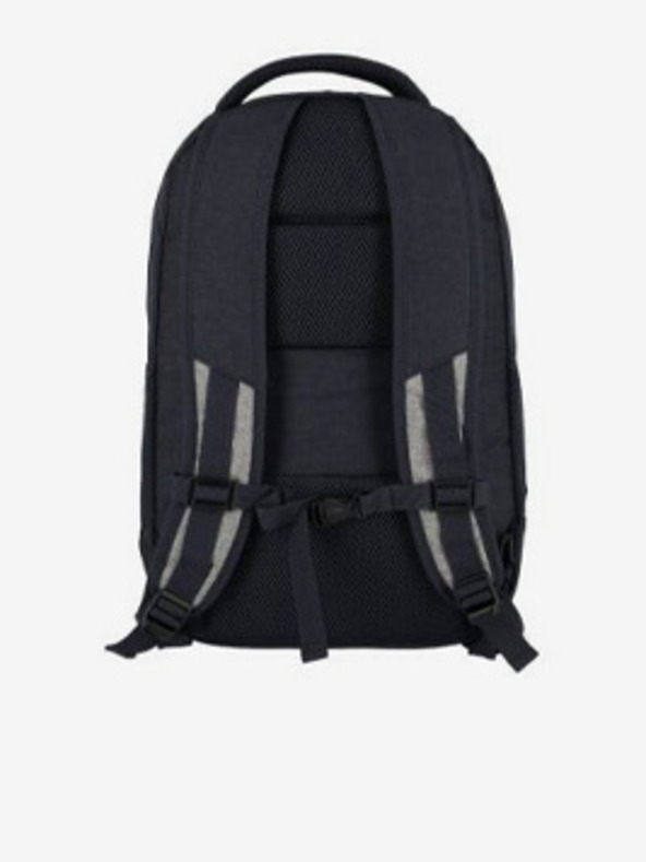 Travelite Tmavě modrý batoh Travelite Basics Backpack Melange Navy/grey
