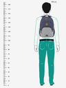 Travelite Tmavě modrý batoh Travelite Basics Backpack Melange Navy/grey