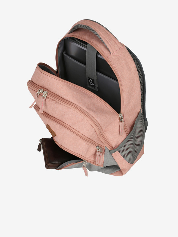 Travelite Růžový batoh Travelite Basics  Melange