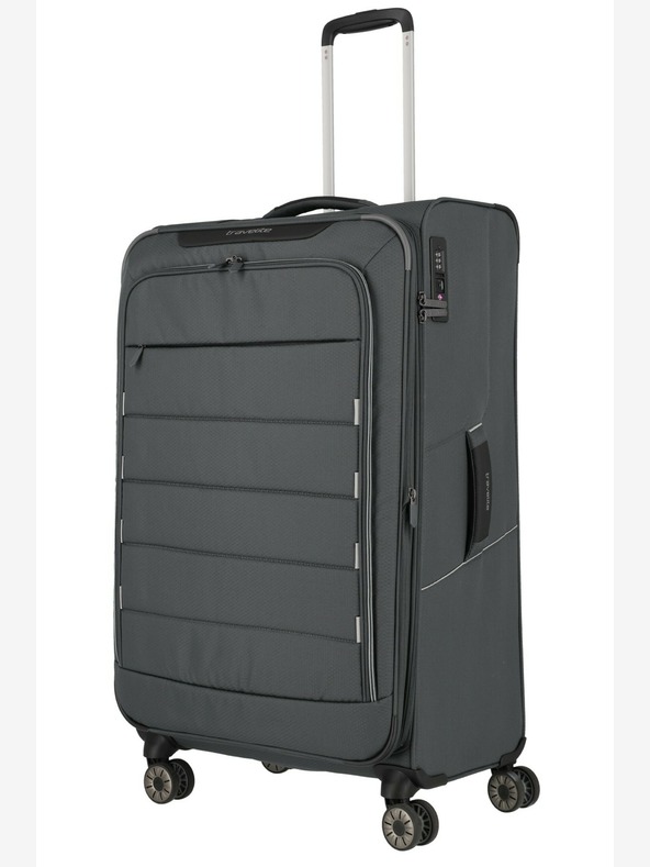Travelite Sada cestovních kufrů Travelite Skaii 4w S,M,L - šedá