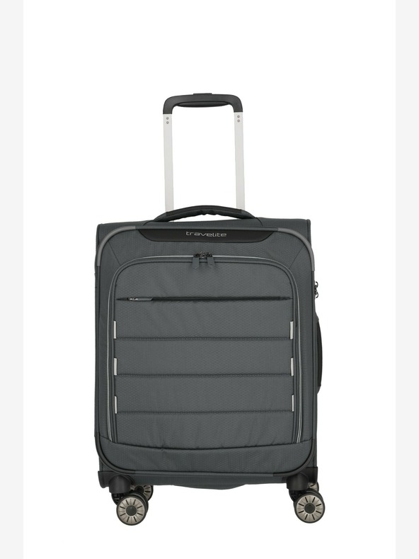 Travelite Sada cestovních kufrů Travelite Skaii 4w S,M,L - šedá