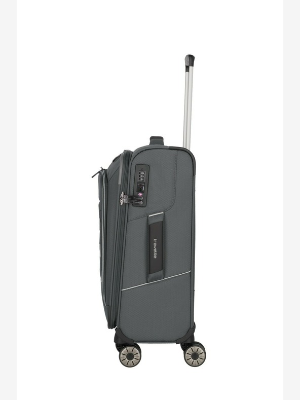 Travelite Sada cestovních kufrů Travelite Skaii 4w S,M,L - šedá