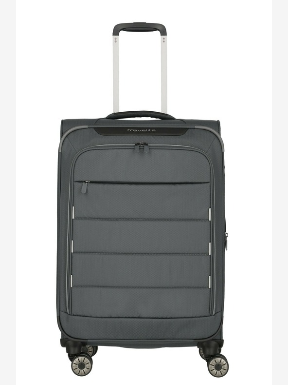 Travelite Sada cestovních kufrů Travelite Skaii 4w S,M,L - šedá