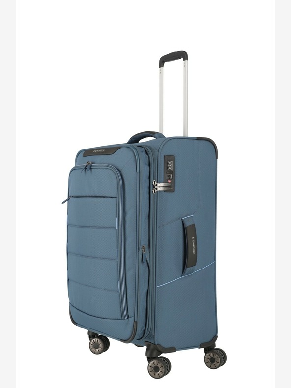 Travelite Cestovní kufr Travelite Skaii 4w M - modrá