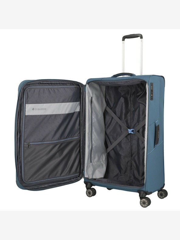 Travelite Cestovní kufr Travelite Skaii 4w L - modrá