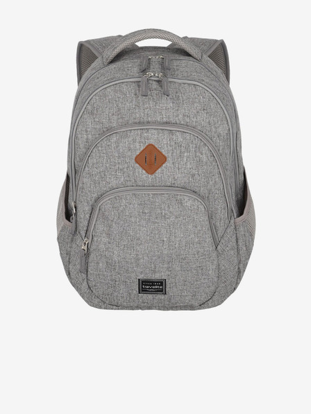 Travelite Batoh Travelite Basics Backpack Melange - světle šedá