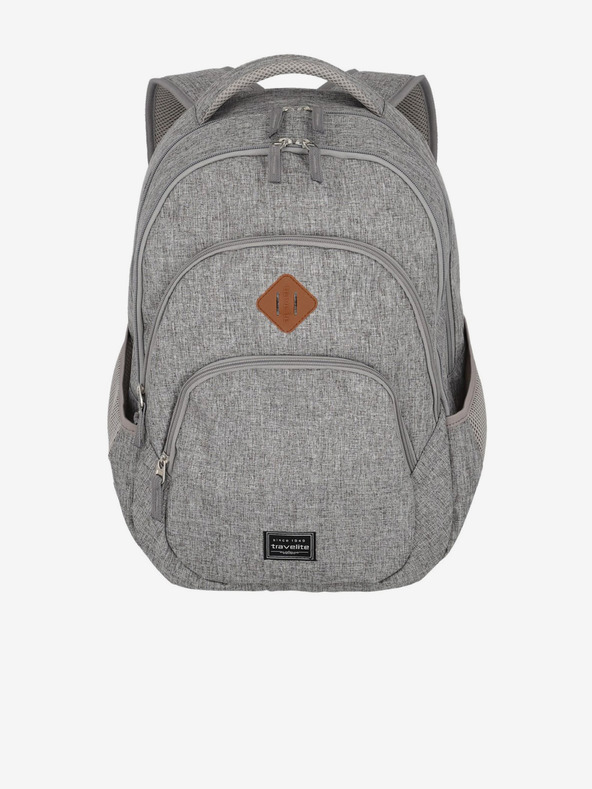 Travelite Batoh Travelite Basics Backpack Melange - světle šedá