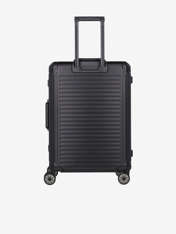 Travelite Černý cestovní kufr Travelite Next 4w M Black