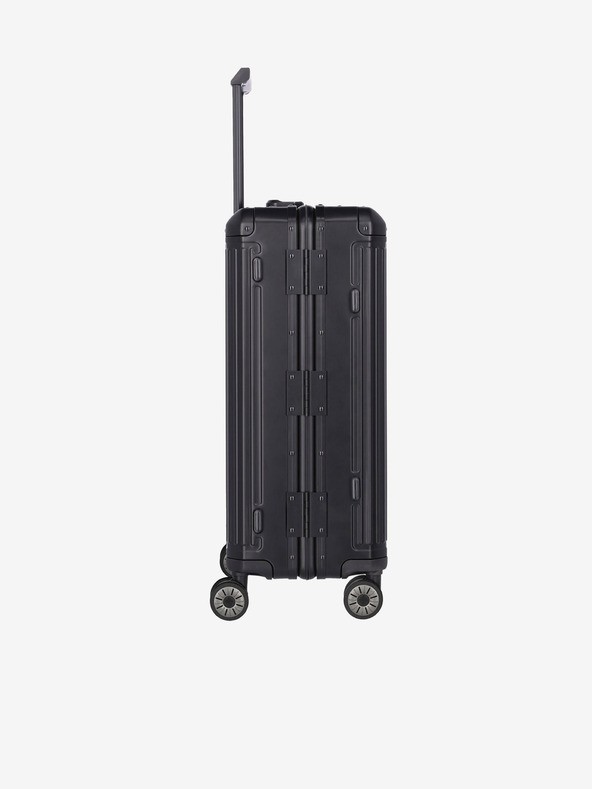 Travelite Černý cestovní kufr Travelite Next 4w M Black